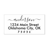 Zelfinkt Aangepaste retour adres stempel (Design)