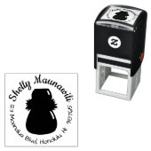 Zelfinkt Hawaïaans retouradres stempel IPU Hula (In situ)