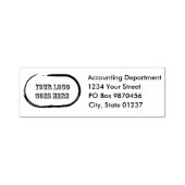 Zelfinkt Logo Retour 3 Adreslijnen Stempel (Design)