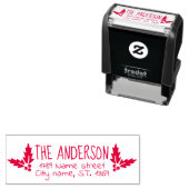 Zelfinkt Retouradres Stempel voor Kerstmis (In situ)