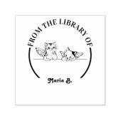 Zelfinkt Rubber Stamp Custom Library Stamp Zelfinktende Stempel (Design)