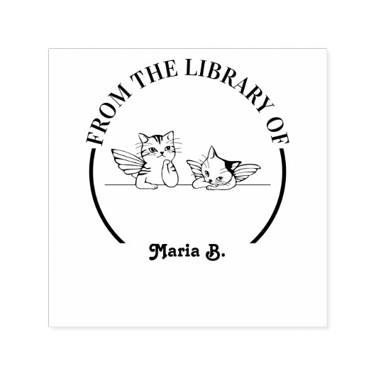 Zelfinkt Rubber Stamp Custom Library Stamp Zelfinktende Stempel (Design)