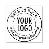 Zelfinkt Rubber stempel gemaakt in het land van he (Design)