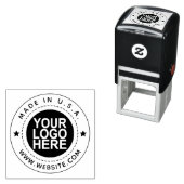 Zelfinkt Rubber stempel gemaakt in het land van he (In situ)