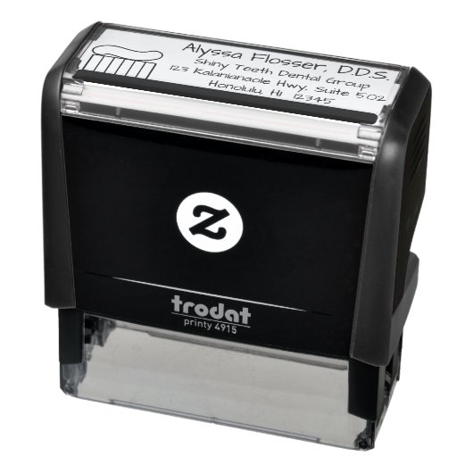 Zelfinkt Tandheelkundig Rubber Stempel Tandenborst (Product)