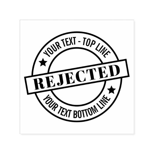 Zelfinktampon Persoonlijke Afkeuringsstempel Zelfinktende Stempel (Design)