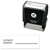 Zelfinktkussen voor beoordeling van bedrijfsdocume zelfinktende stempel (In situ)