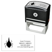 Zelfinktmunt Insect Ongedierte Plaag Zakelijk Logo Zelfinktende Stempel (In situ)