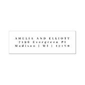 Zelfinktnaam en adres Retouradres Stempel (Design)
