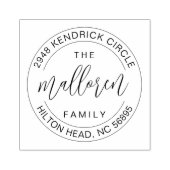 Zelfinktpakket Retouradres Huis Verwarming Geschen Rubberstempel (Afrduk)