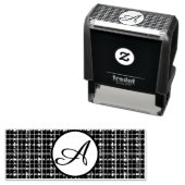 zelfinktstempel van geplakt Initiaal Zelfinktende Stempel (In situ)