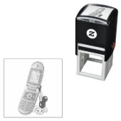 Zelfinktstempel voor mobiele telefoons  zelfinktende stempel (In situ)