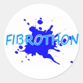 Zelfklevend Ronde Sticker (Voorkant)