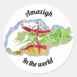 Zelfklevende adder ronde sticker