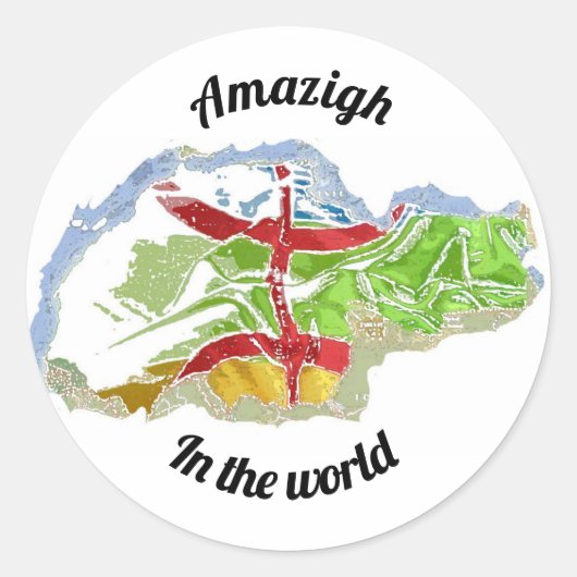 Zelfklevende adder ronde sticker (Voorkant)