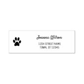 Zelfklevende stempel Schattige PAW Persoonlijk Naa (Design)