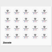 Zelfklevende stickers Diamant Zwart (Vel)