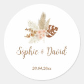 Zelfklevende zegeletiketten ronde sticker (Voorkant)