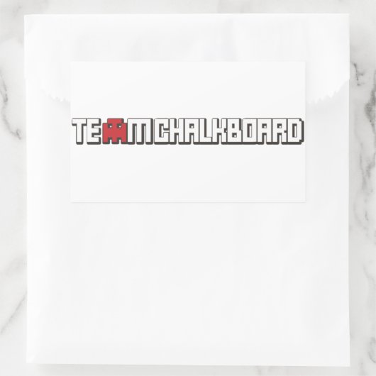 Zelfklever 2 rechthoekige sticker (Tas)