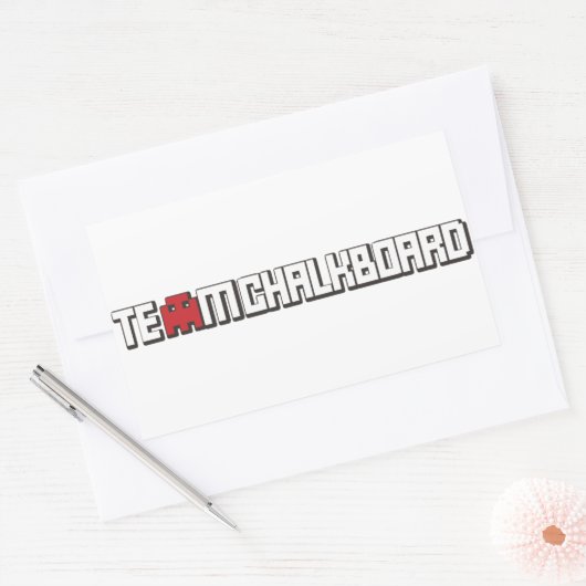 Zelfklever 2 rechthoekige sticker (Envelop)