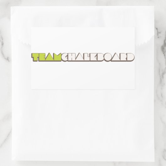 Zelfklever 3 rechthoekige sticker (Tas)