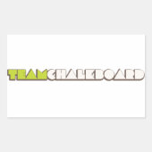 Zelfklever 3 rechthoekige sticker (Voorkant)