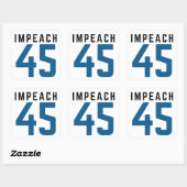 Zelfklever - Impeach 45 Vierkante Sticker (Vel)