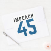 Zelfklever - Impeach 45 Vierkante Sticker (Envelop)