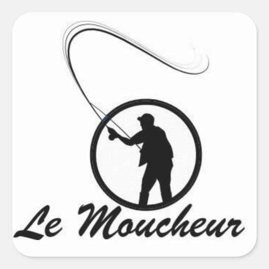 Zelfklever "Le Moucheur" Vierkante Sticker (Voorkant)