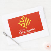 zelfklever "regio Occitanie" Frankrijk Rechthoekige Sticker (Envelop)