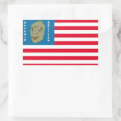 Zelfklever Reptilien Rechthoekige Sticker (Tas)