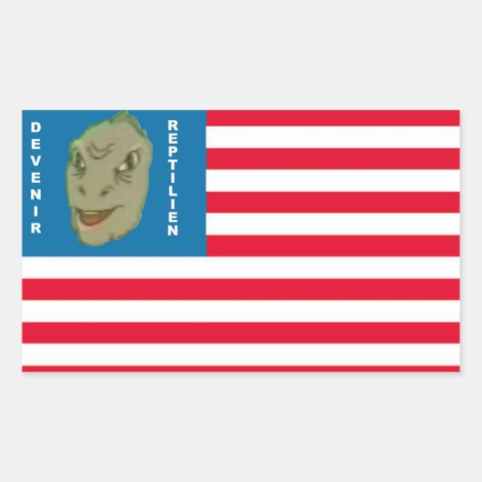 Zelfklever Reptilien Rechthoekige Sticker (Voorkant)
