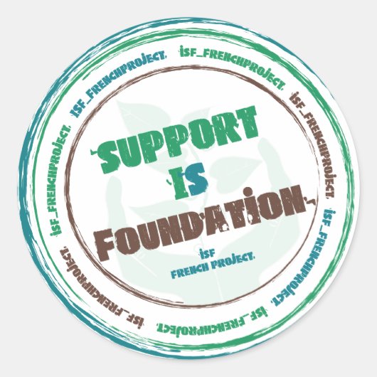 Zelfklever Ronde Sticker (Voorkant)