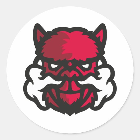 Zelfklever Ronde Sticker (Voorkant)