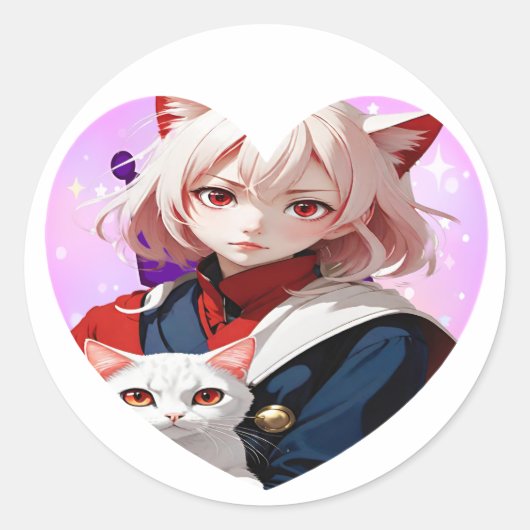 Zelfklever Ronde Sticker (Voorkant)