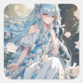 Zelfklever Vierkante Sticker (Voorkant)