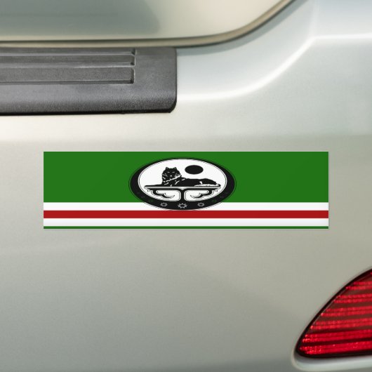 Zelfklever voor auto-echen bumpersticker (Op auto)