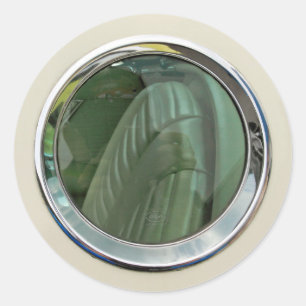 Zelfklever voor autowrakken ronde sticker