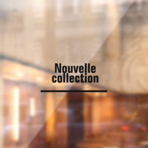 Zelfklever voor collectie van Nouvelle  Raamsticker