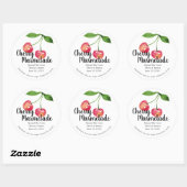Zelfklever voor trouwjam of marmelade ronde sticker (Vel)