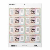 Zelfkleverige etiketten met holografische body But (Full Sheet)