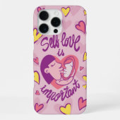 ZELFLEEFWAARDE IS BELANGRIJK iPhone HOESJE (Achterkant)
