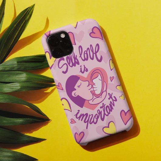 ZELFLEEFWAARDE IS BELANGRIJK iPhone HOESJE