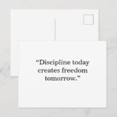 Zelfliefde Affirmatie Postkaart | Minimalistisch P (Voorkant / Achterkant)
