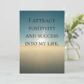 Zelfliefde Affirmatie Quote Kaart (Staand voorkant)