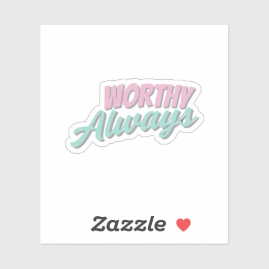 Zelfliefde Bevestigingssticker Sticker (Vel)