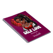 Zelfliefde: Black Woman Geschiedenis maand Notitieboek (Rechterzijde)
