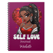 Zelfliefde: Black Woman Geschiedenis maand Notitieboek (Voorkant)