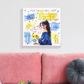 Zelfliefde Canvas Afdruk (Insitu (Woonkamer))