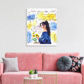 Zelfliefde Canvas Afdruk (Insitu (Woonkamer))